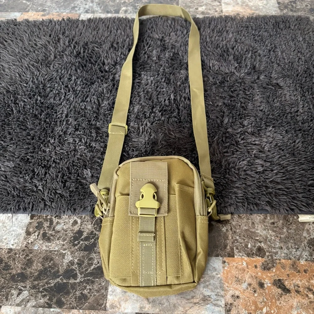 Olive Green Men's Crossbody Bag